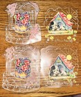 Vintage Rare 1950 s Plastic   Paper Notecards Lot Of  14sweet  n  Lovely 