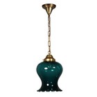 Vintage New Old Stock Pendant Lights W Unusual Glass Shades  2 Available  Nc4789