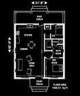 Custom Modern Tiny Cottage House Plans - 2 Bed   1 Bathroom With Cad File