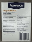 Petarmor 7 Way De-wormer For Dogs  small-med  06-25 Lbs  6 Tabs - Exp 06 2027