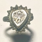 Roman Silver Ring With Hart And Three Leaps Figuur Extremely Rare 16mm 6gr Ae Vf