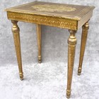 Vintage Italian Florentine Table In Gold Colour  Venetian Furniture Would Be Per