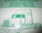 International 9200 9400 9900 Truck Electrical Circuit Diagrams Manual 10-98   Up