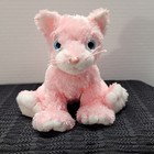 Ty Beanie Baby - Carnation The Cat 6  Plush Blue Eyes No Tag  Great Condition 