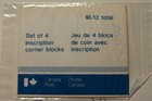 Canada Stamp Scott 792   4 Corner Blocks original Packaging From Canada Post 