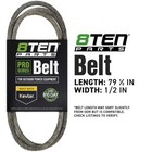 8ten Belt With Kevlar For Troy Bilt Pony 36 36t 36b 754p06434 79 1 2 X 1 2