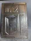 Vintage Salem Cigarette Embossed Foil Cardboard Thermometer Sign