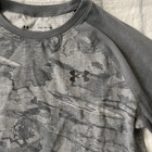 Under Armour Youth Boys L Longsleeve Crewneck Camo Grey Shirt
