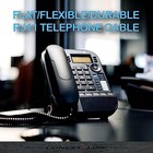  Rj11 6p4c Modular Telephone Extension Cable Phone Cord Line Wire 15 Feet Beige