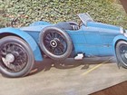 Postcard 1917 Cunningham  boattail  Speedster  Cunningham Museum  Costa Mesa  Ca