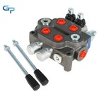 25 Gpm Hydraulic Directional Control Valve 2 Spool Double Acting Hydraulic Valve