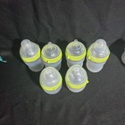 Comotomo Silicone Baby Bottle 6 Lot Green Rings