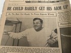 1947 Boston Sports Light New York Yankees Babe Ruth Original Weekly Newspaper