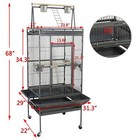 68  Large Bird Parrot Cage With Open Top Bird Cage For Cockatiel Macaw Aviary