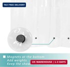 Shower Curtain Liner Heavy Duty With 6 Magnets Clear   Premium Thick Peva  12 Ru