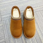 Glaze Women Winter Slip On Warm Faux Fur Lined Suede Snow Boots Run 1 Size Small