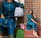 Fully Readymade Indian Festival Wear Kurta Pant Set Salwar Kameez Fully Stitched