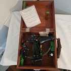Vtg 1976 Tamaya Tokyo Model 733 Spica Maritime Sextant Wood Case Certificate Key