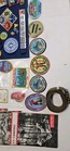Vintage Large Lot Boy Cub Scout Pins Patches Belt Books Flag Massachusetts 1990s