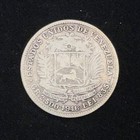 1946 Venezuela 50 Centimos Silver Coin     Bol  var Portrait Lot rr262