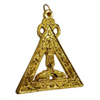 Royal Arch Mason King Collar Jewel Gold Plated Triangle Jewel Fraternal Masonic