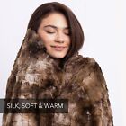 Faux Fur Fleece Throw Super Soft Blanket Cozy Plush Fuzzy Shaggy For Couch Sofa