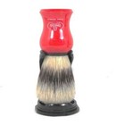 Omega Natural Bristle Shaving Brush With Stand- Select Handle Color