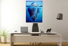 Iceberg Success Design Poster Canvas Print Art Decor Wall