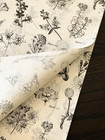 Botanical Design Print Tissue Paper Sheets Choose Size   Package Amount