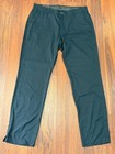 Nwt Mens Under Armour Golf Trousers Black 36 32 Straight Showdown Pants
