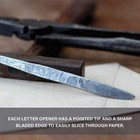 Letter Opener Cast Iron Knife Luxury  Rustic   Antique Style Desk Accessory