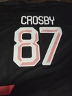 Sidney Crosby  87 Team Canada Olympic Black Jersey  Stitched  Size Lg  New