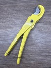 Apollo Pvc Pex Pipe Tubing Cutter Yellow Wire Lock Plumbing Hand Tool Used