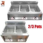 Commercial Food Warmer Steam Buffet Countertop Gas Fryer Steamer Table Propane