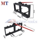 Heavy Duty Attach 49  Hay Bale Spear Skid Steer Tractor Loader Quick Tach 3000lb