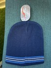 Korn Navy Blue Knit Beanie Hat W  Embroidered Logo Rock   Pop Music