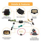 4 Way Trailer Tow Hitch Wiring Harness For Jeep Wrangler Jl Jlu 2018-2025