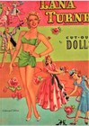 Vintage Uncut 1947 Lana Turner Paper Dolls  1 Top Reproduction extremely Rare