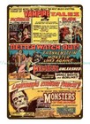 Poster Office Restaurant Near Me Frankenstein Monster Metal Tin Sign