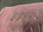 Glass Communion Cups Lot Of 19 Vintage Flared Sides Weighted Bottom