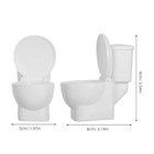 Vosarea Miniature Commode Model Toy Dollhosue Bathroom Furniture Funny Toilet   