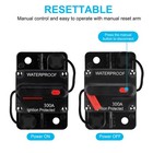 Noweierton 300 Amp Waterproof Circuit Breaker with Manual Reset 12v-48v 300a 
