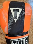 Title Boxing Gel World Bag Gloves Orange
