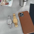 Fashion Timeless Titanium Steel Charm Watch Design Bracelet Luxury Jewelry