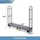 Narrow Aisle U-boat Platform Cart  Thick Steel Deck Durable Wheels 2000 Lb