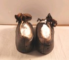 Antique Leather Doll Baby Shoes   1