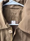Camel Vintage Men s Brown Casual Jacket Size L Button Zip Embroidered Logo