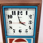 Vintage Pepsi Hanover Quartz Wall Clock Wood Frame Tested And Working