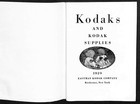 Scarce 1929  kodaks And Kodak Supplies  Catalog 64pp Vgc  Photoart Milwaukee  Wi