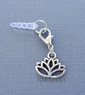 Lotus Flower Cell Phone Charm Anti Dust Proof Plug Ear Jack C224